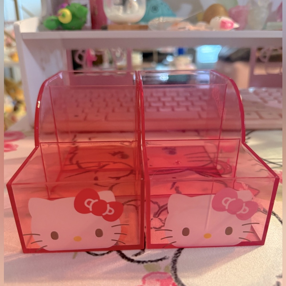 Hello Kitty Pink and Red organizers